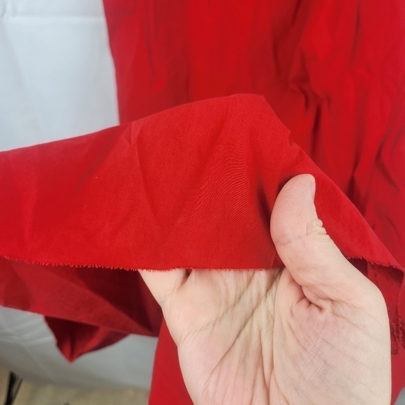 MARQUES Almeida red cotton dress size L BNWT - Picture 10 of 13